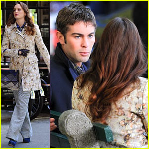 Leighton Meester & Chace Crawford: ‘Gossip Girl’ Filming! | Chace
