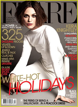Keira Knightley Covers 'Flare' Magazine December 2012