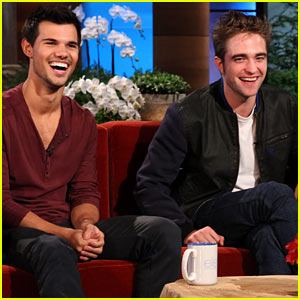 Robert Pattinson & Taylor Lautner: 'Ellen' Show Guests!