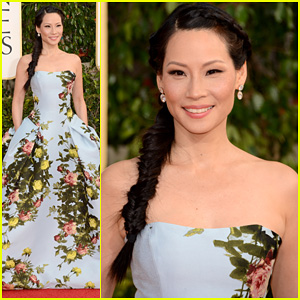 Lucy Liu - Golden Globes 2013 Red Carpet