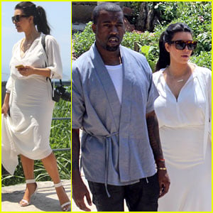 Pregnant Kim Kardashian & Kanye West: Vidigal Tour with Will Smith
