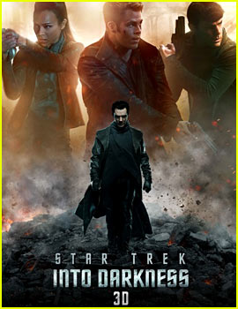 Chris Pine Benedict Cumberbatch Star Trek Into Darkness Poster