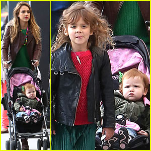 Jessica Alba & Cash Warren: Montage Hotel with Honor & Haven! | Cash