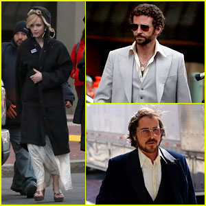 Jennifer Lawrence & Bradley Cooper: 'Abscam' Night Shoot!