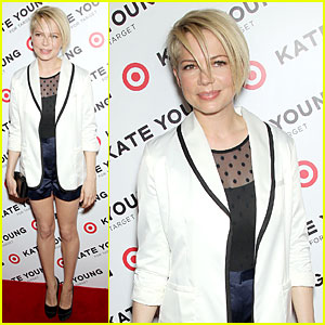 Michelle Williams: Haircut Debut at Kate Young For Target Launch!