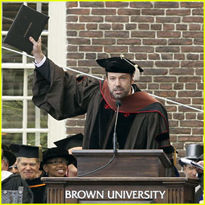 Ben Affleck Receives Honorary Doctorate from Brown University
