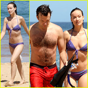 Olivia Wilde: Bikini Babe in Hawaii with Shirtless Jason Sudeikis! 