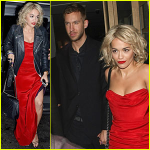 Rita Ora & Calvin Harris: Nobu Dinner Date!