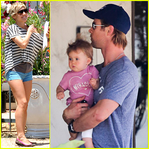 Chris Hemsworth: Malibu Shopping with Elsa Pataky & India!