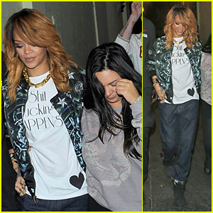 Rihanna: Lillie's Bordello Nightclub with Jennifer Rosales!