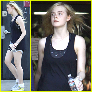Elle Fanning: Dance Studio Workout!
