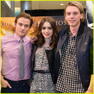Lily Collins & Jamie Campbell Bower: 'Mortal Instruments' Meet & Greet!