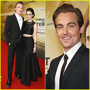 Lily Collins & Jamie Campbell Bower: 'City of Bones' Berlin Premiere!