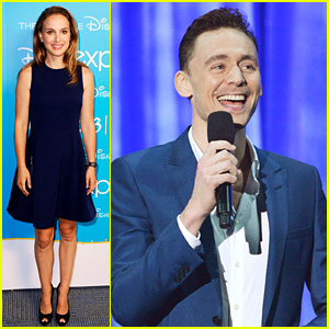 Natalie Portman & Tom Hiddleston: 'Thor' at Disney D23 Expo!