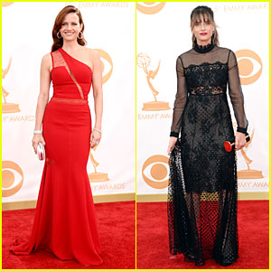 Carla Gugino & Amanda Peet – Emmys 2013 Red Carpet | 2013 Emmy Awards