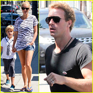 Gwyneth Paltrow & Chris Martin Spend Sunday with Moses! | Celebrity