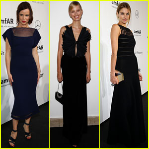Karolina Kurkova & Juliette Lewis: amfAR Milano Gala 2013