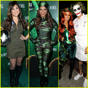 Jenna Ushkowitz & Christina Milian: Midori Green Halloween! | 2013