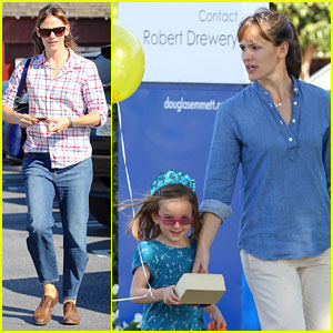 Jennifer Garner: Brentwood Birthday Party with Seraphina