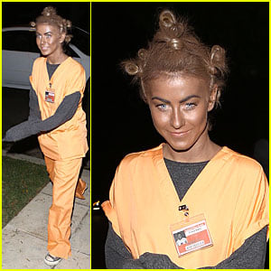 Julianne Hough: Crazy Eyes 'Orange is the New Black' Halloween Costume!