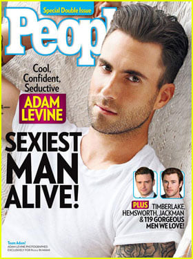 Adam Levine: People’s Sexiest Man Alive 2013! | Adam Levine, Magazine