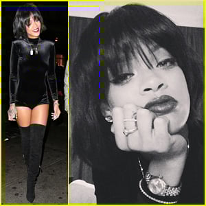 Rihanna Rocks New Hair for Night Out in NYC!
