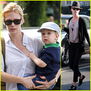 January Jones Avoids Wardrobe Malfunction in Beverly Hills!
