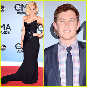 Kellie Pickler & Scotty McCreery - CMA Awards 2013 Red Carpet