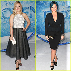 Kristen Bell & Demi Lovato: ‘Frozen’ Hollywood Premiere! Demi Lovato