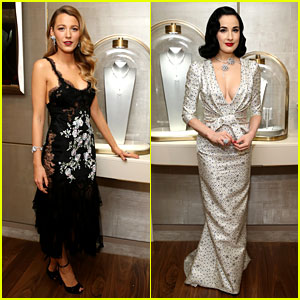 Blake Lively & Dita Von Teese: Van Cleef & Arpels Event!