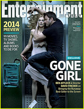 Ben Affleck Curls Up with Lifeless Rosamund Pike in 'Gone Girl' 'EW' Cover