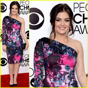 Lucy Hale - People's Choice Awards 2014 Red Carpet