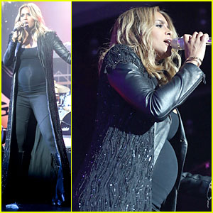 Pregnant Ciara Performs at Official Grammys 2014 After Party!