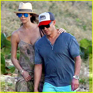 Stacy Keibler: St. Barts Stroll with Boyfriend Jared Pobre!