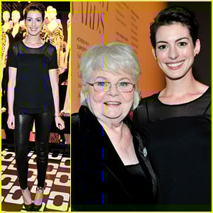 Anne Hathaway Hosts Diane Von Furstenberg’s Oscar Nominees Luncheon