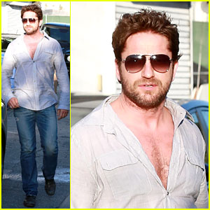 Gerard Butler Visits the Salon Before Doing ‘Dragon 2′ Press! Gerard