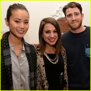 Jamie Chung and her fiance Bryan Greenberg attend the Sarah Boyd x Capwell+...