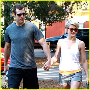 Julianne Hough Holds Hands with Hockey Player Brooks Laich!