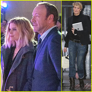 Kate Mara & Kevin Spacey: 'House of Cards' Promo in London!