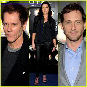 Kevin Bacon & Josh Lucas Party at Bud Light Hotel Over Super Bowl