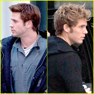 Liam Hemsworth & Sam Claflin Continue 'Mockingjay' Filming!