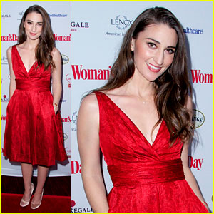 Sara Bareilles Puts On Her Little Red Dress for 'Woman's Day'
