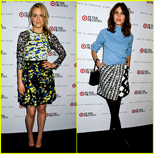 Taylor Schilling & Alexa Chung: Peter Pilotto for Target Event!