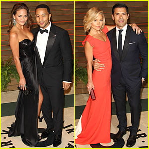 Chrissy Teigen & John Legend – Vanity Fair Oscars Party 2014 | Chrissy