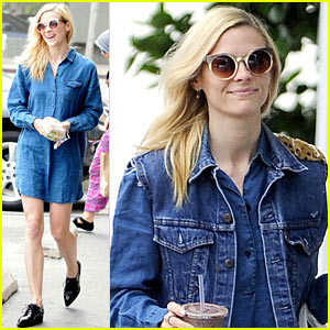 Jaime King Goes For an All Denim Look in WeHo