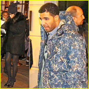 Rihanna & Drake Spotted on Dinner Date in Amsterdam!
