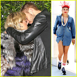 Rita Ora & Calvin Harris Share Tender Moment After Dinner
