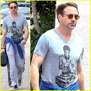 robert downey jr bruce lee t shirt