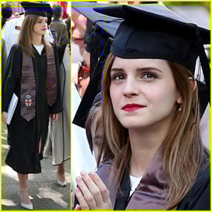 Emma Watson Becomes an Official Brown University Graduate - See the Pics Here!