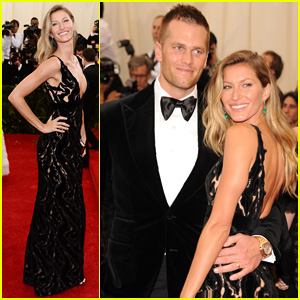 Gisele Bundchen & Tom Brady Are a Glowing Couple on Met Ball 2014 Red Carpet